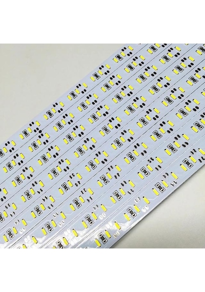 12 Volt 4014 Ledli Led Bar Alüminyum Çubuk 144 Ledli Beyaz 10 Adet