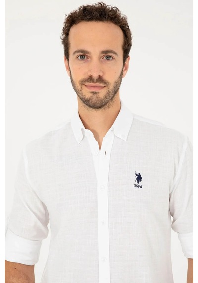 U.s. Polo Assn. Lucan Beyaz Erkek Gömlek 1831417 Beyaz