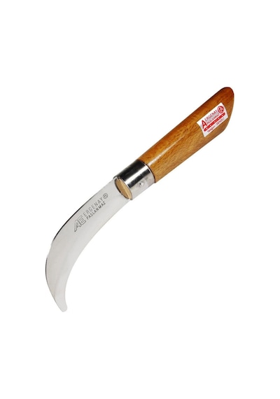 Ergenay Aşı Bıçağı Eğri Uçlu Bağ Bıçağı Çakı + Aşı Bandı 2'Li Set N11.59