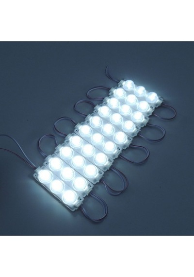 Beyaz 3 Ledli Kablolu Parmak Led 12 V 5li