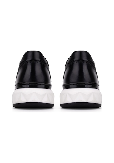 Tamer Tanca Erkek Hakiki Deri Siyah Sneakers & Spor Ayakkabı 1237 277 Erk Ayk Sk26-27 Sıyah Dr