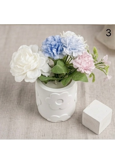 Dekoratif Çiçek Desenli Silikon Kalıp 7.6 Cm