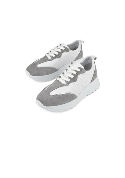 Ziya, Kadın Hakiki Deri Sneaker 1531050z26802420pk Beyaz 1531050z26802420pk 500 Beyaz