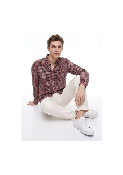 Dockers Ekose Gömlek Wine