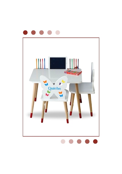 Liva Ahşap Çocuk Aktivite Oyun Ve Ders Çalışma 1 Masa 2 Sandalye Takımı 2-6 Yaş Kelebekli -tablet Yeri Beyaz Liva Ahşap Çocuk Aktivite Oyun Ve Ders Çalışma 1 Masa 2 Sandalye Takımı 2-6 Yaş Kelebekli -tablet Yeri Beyaz