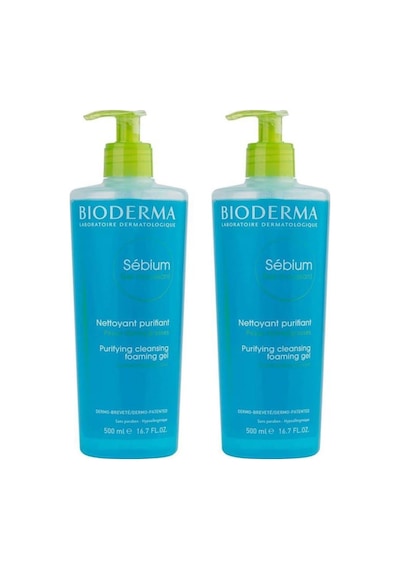 Bioderma Sebium Foaming  Karma ve Yağlı Ciltler İçin Temizleme Jeli 2 x 500 ML