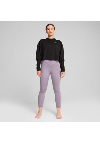 Puma 52568801 Studio Cloudspun Crew - Short Kadın Sweatshirt Siyah