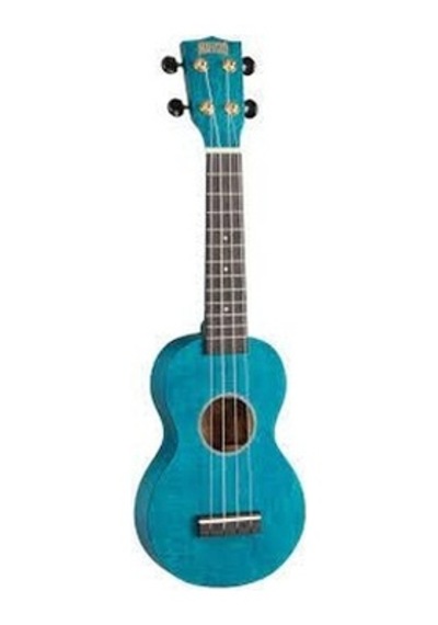 Mahalo Ms1tbu Slimline Serisi Soprano Ukulele Transparent Blue
