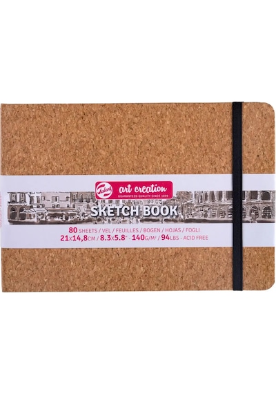 Talens Art Creation Cork Sketch Book Eskiz Defteri 140 Gr 21x14.8 Cm 80 Yaprak 9314055m