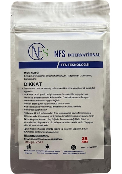 Nfs International Ginseng Bant 25'li