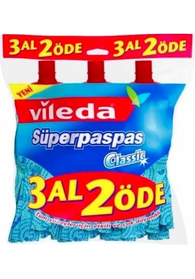Vileda Süperpaspas Classic 3 Al 2 Öde
