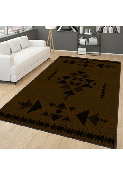 Rovigo Home Dijital Baskı Yıkanabilir Kaymaz Taban Salon Halısı RVG0161-SD1061 Çok Renkli