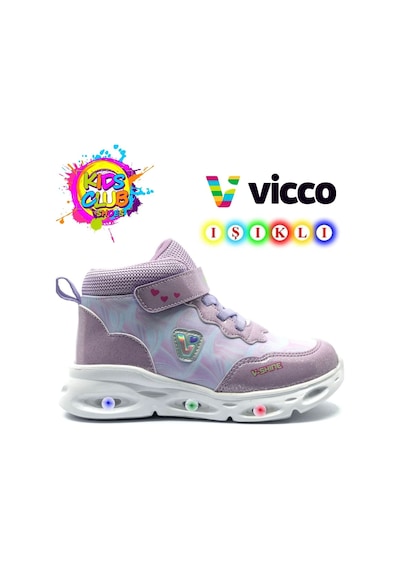 Vicco Poni Phylon Ortopedik Işıklı Çocuk Bot Lila