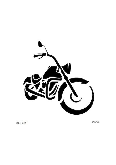Airbrush Tattoo Motor Yapışkanlı Stencil Süsleme Ve Boyama Kalıbı