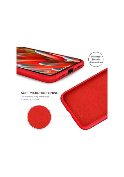 Apple Uyumlu iPhone XS X Kilif Iç Kadife Tam Koruma Silikon Lansman 405718394