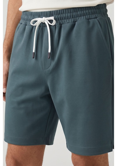 Tommy Life Orman Yeşili Standart Fit Basic Arka Cepli Erkek Şort - 81314 Yeşil