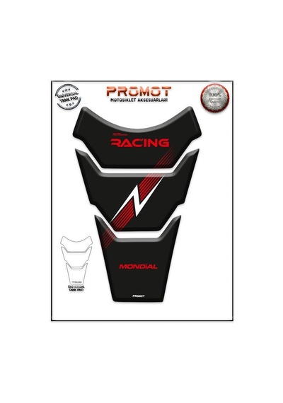 Universal Motosiklet Tank Pad 3d Sticker 0383 Diğer
