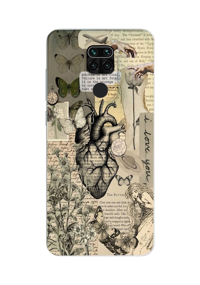 Xiaomi Redmi Note 9 Yumuşak Desen087 Çok Renkli