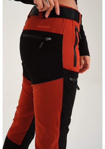 Q&Steinbock Q Steinbock Otis Korduralı Kadın Outdoor Pantolonu Turuncu