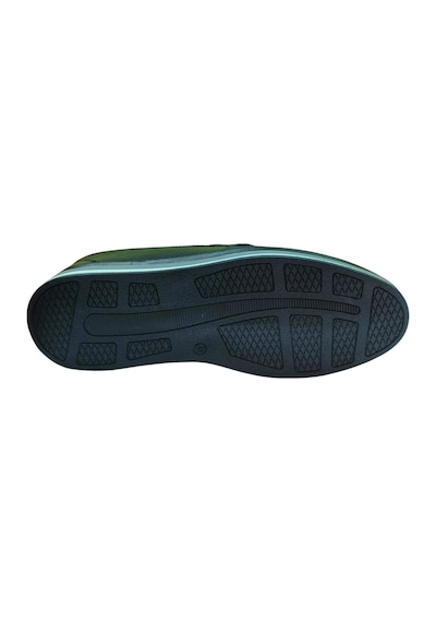 Serhan Ayakkabı 2009 Erkek Siyah 40-44 Deri Tokalı Loafer Ayakkabı Siyah