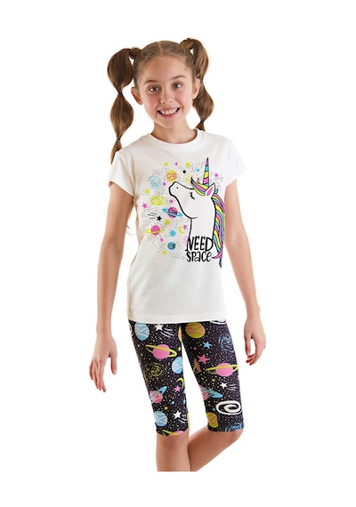 Denokids Mshb&g Uzayda Unicorn Kız Çocuk T-shirt Tayt Takım Çok Renkli Denokids Mshb&g Uzayda Unicorn Kız Çocuk T-shirt Tayt Takım Çok Renkli