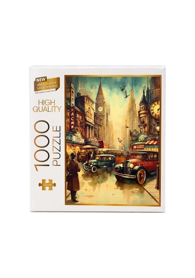 1000 Parça Zaman Yolcusu Puzzle 48 X 68 Cm Yüksek Baskı Kaliteli Eğlenceli Puzzle