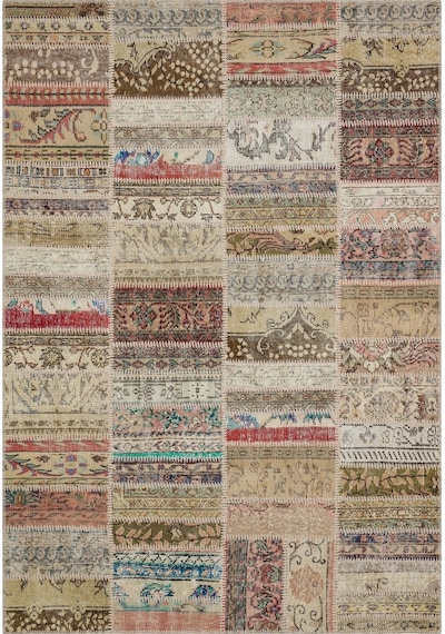 Şık Ve Lüks Patchwork Halı 230x160 Cm 6363