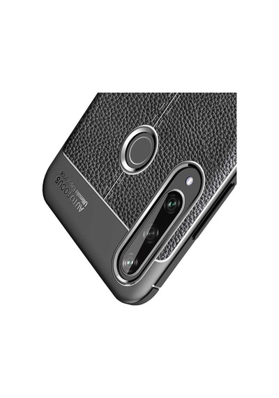 Huawei P40 Lite E Kilif Deri Tarzi Niss Silikon Case 433108899
