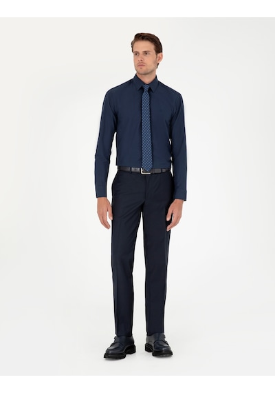 Pierre Cardin Erkek Lacivert Gömlek Basic 50292552-vr033 Lacivert