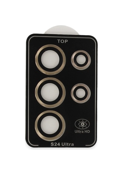 Joko Samsung Galaxy Uyumlu   S24 Ultra Pvd Metal Kamera Lens - Gold