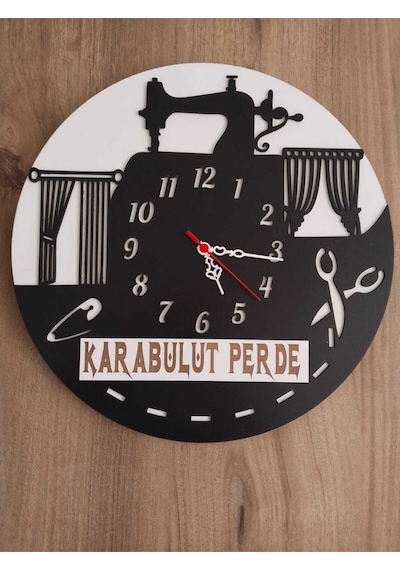 Mrchediyesepeti Duvar Saatleri Kişiye Özel Tasarım Şık Ve Kaliteli No958 Çok Renkli