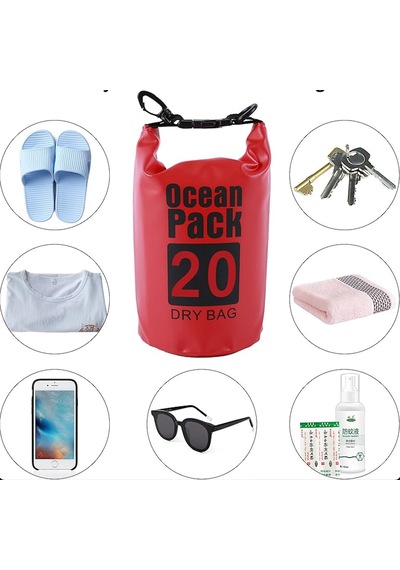 Ocean Pack Turuncu 20 L Su Geçirmez Yüzen Çanta