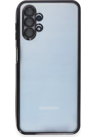 Samsung Galaxy  Uyumlu,  A13 4g Kılıf Razer Lensli Silikon - Siyah