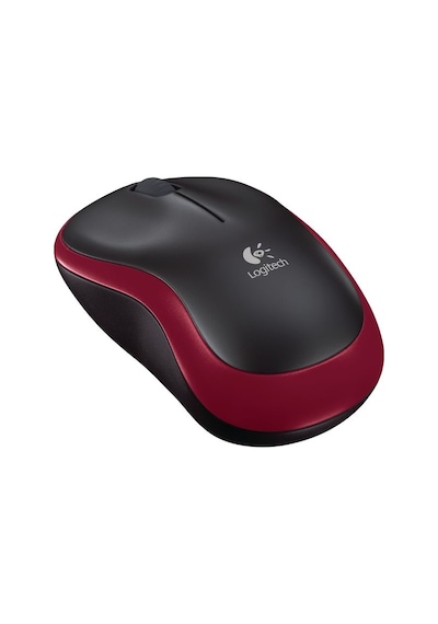 Logitech M185 Kablosuz Optik 1000DPI Kırmızı Siyah Mouse