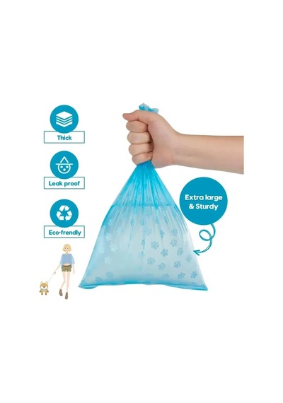 Tech 8 Rulo Köpek Kaka Poşeti, Taşıma Çantası Hediyeli, Kaka Poşeti Çantası, Kaka Torbası, Köpek Dışkı Poşeti, Kaka Poşeti Kabı, Köpek Kaka Poşeti Seti, 120 Parça Poşet İçerir