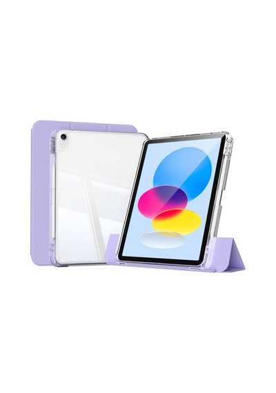 Apple Uyumlu iPad, 10.9 2022 10.nesil Kılıf Magnetik Ayrılabilen Airbagli Zore Sliding Tablet Kılıfı Klasik