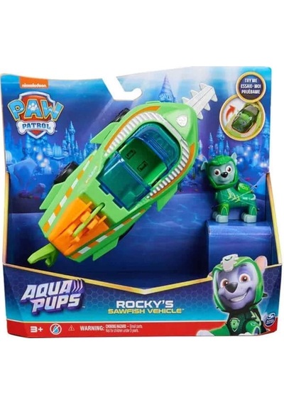 Paw Patrol Aqua Pups Temalı Araçlar - Rocky