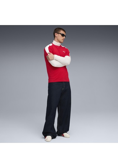 Puma T7 Erkek Kırmızı Günlük Stil T-shirt 62959211 Kırmızı