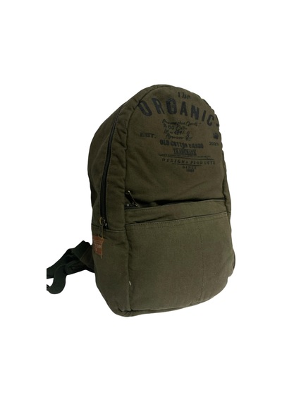 Old Cotton Cargo Kaliteli Tek Bölmeli Vintage Disayn Sırt Gezi Çantası Zermatt Bag 5122 Koyu Yeşil