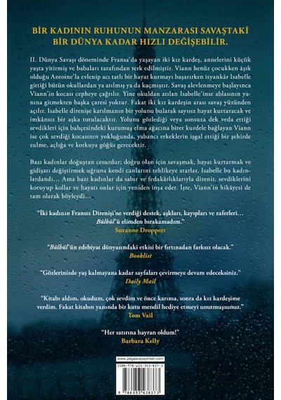 Bülbül - Kristin Hannah - Pegasus Yayınları