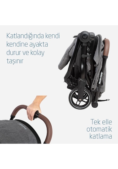 Maxi-Cosi Eva Otomatik Katlanan Kompakt Seyahat Sistem Olabilen Bebek Arabası