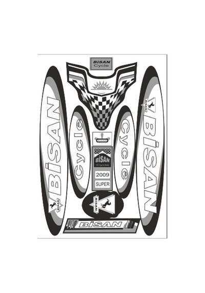 Bisan 003 Bisiklet Sticker Standart