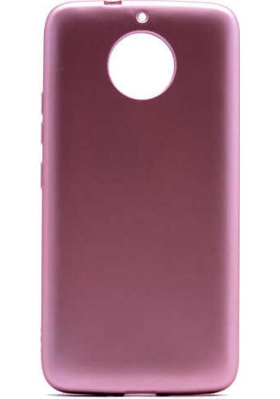 Lenovo Moto G5s Kılıf Zore Premier Silikon Kapak Rose Gold