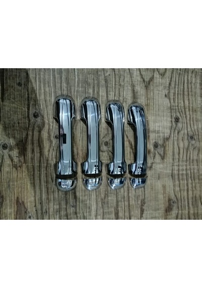 Ford Connect Krom Kapı Kolu 2002-2014 4 Kapı Paslanmaz Çelik