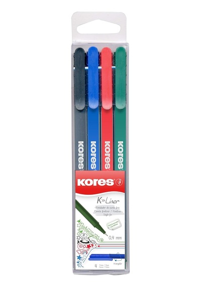 Fl28114 Fineliner-set, 0,4 Mm, 4 Renk