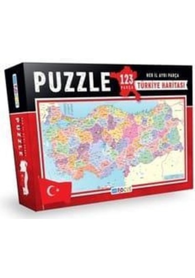 Blue Focus Puzzle Türkeye Haritası Bf-124