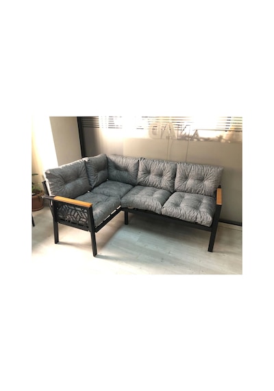 Miami Melisa 2+2 Köşe Yön Değiştirilebilir Koltuk Takımı Balkon-bahçe-kafe-mutfak-takımı Gri Miami Melisa 2+2 Köşe Yön Değiştirilebilir Koltuk Takımı Balkon-bahçe-kafe-mutfak-takımı Gri