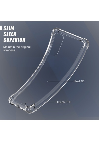 Samsung Uyumlu Galaxy S20 Fe Kılıf Antishock Darbe Emici Şeffaf Silikon