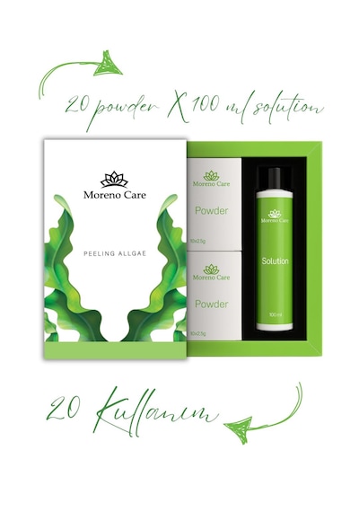 Yosun Peeling Yüz Peelingi Cilt Bakımı Yosun Maskesi Cilt Soyucu Leke Akne 20 Kullanımlık