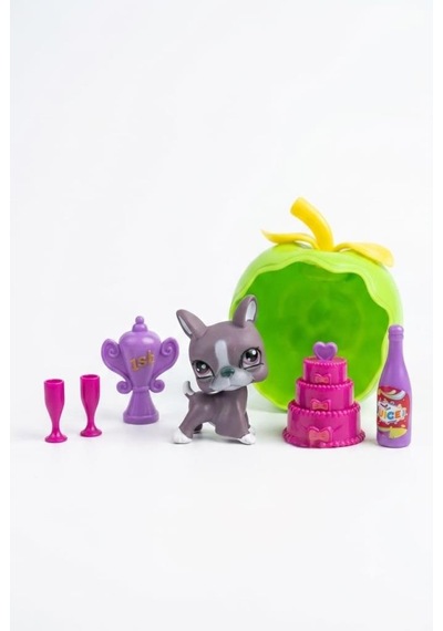 Petclub Sevimli Minişler Işıklı Elma Yuvalı Pet Shop Oyun Seti Kaleme Takılabilir Köpek Figürlü Ve Parti Aksesuarlı Çocuk Oyuncağı